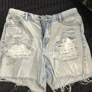 American Eagle distressed shorts
